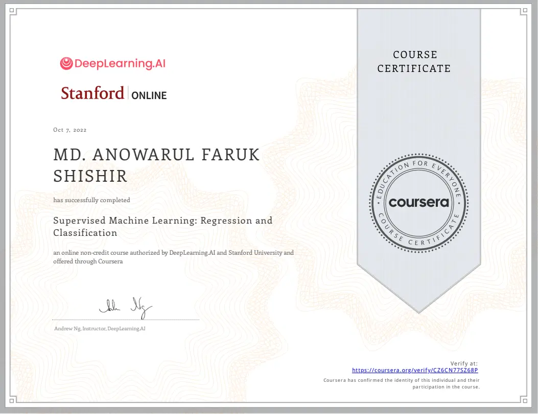 Certificate 1
